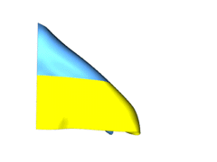 Ukrainische Flagge